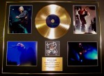 COLDPLAY/GIGANTIC CD GOLD DISC & PHOTO DISPLAY/SIGNED CD COVER/COA